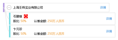 股权结构图谱—上海壬俐实业有限公司—天眼查