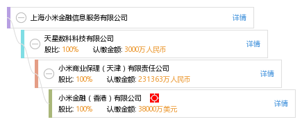 股权结构图谱—上海小米金融信息服务有限公司—天眼查