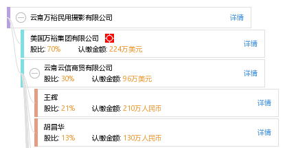 股权结构图 陈 陈彭元 他有10家公司,分布如下 云南(共5家 云南万裕