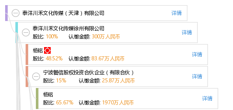 股权结构图谱—泰洋川禾文化传媒(天津)有限公司—天眼查