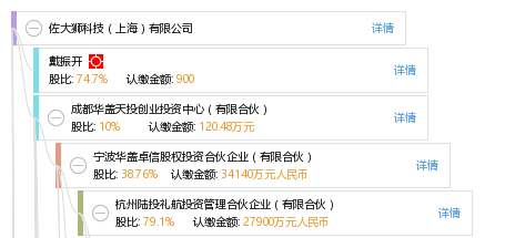 法定代表人 企业架构图 股权结构图 戴 戴振开 他有4家公司,分布如下