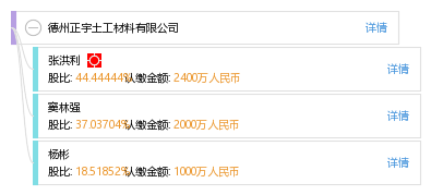 德州正宇土工材料有限公司 张洪利 工商 风险信息 天眼查